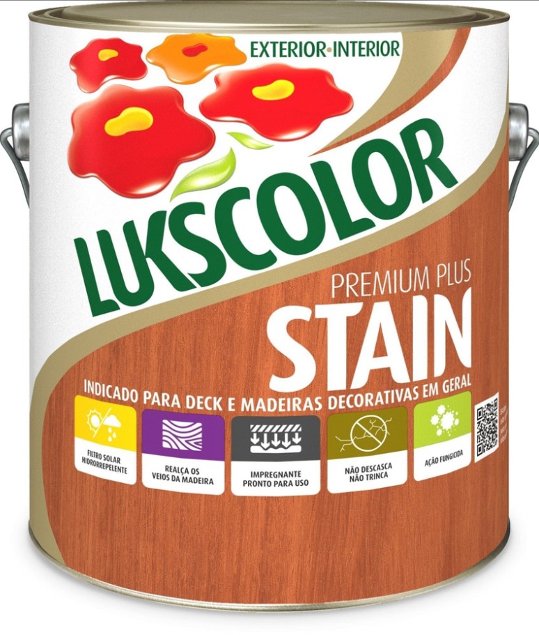 VERNIZ LUKSCOLOR STAIN IMBUIA