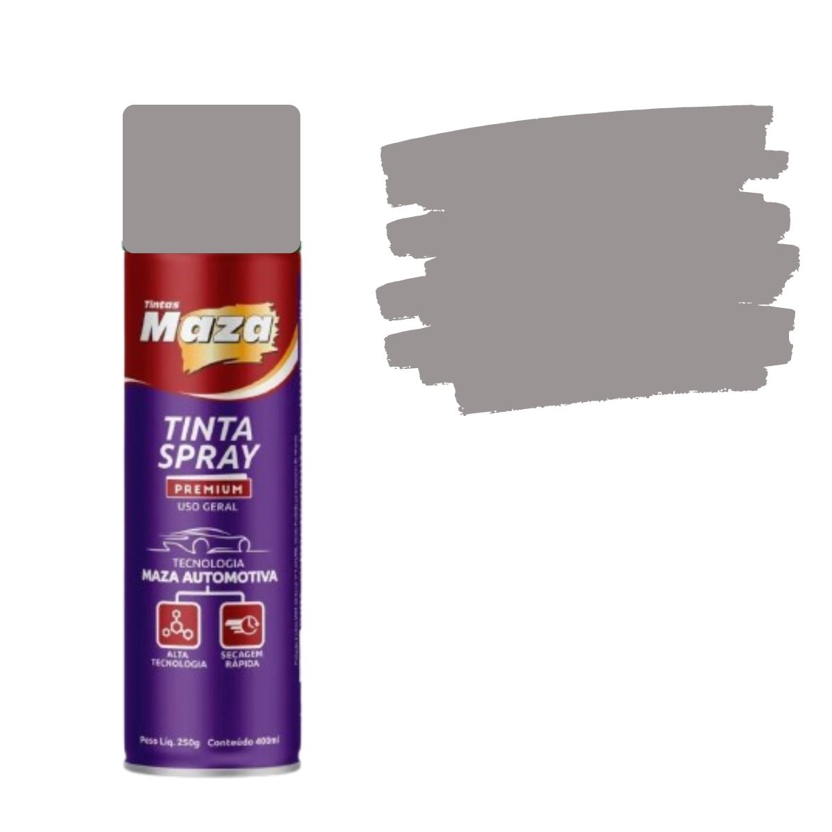 SPRAY MAZA PRIMER RAPIDO CINZA