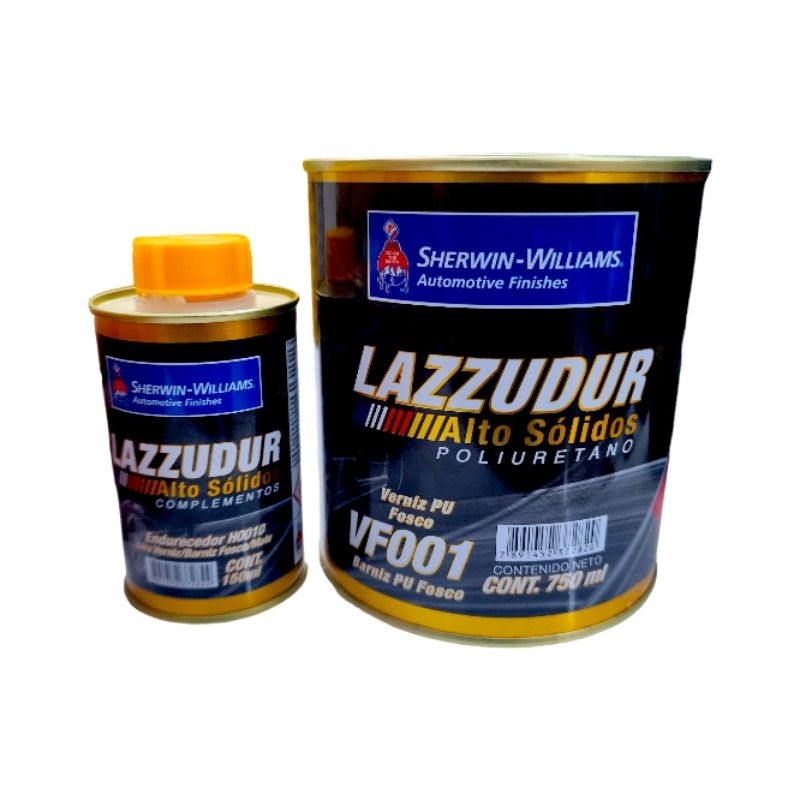 VERNIZ LAZZURIL PU FOSCO VF001 - 900ML CONJUNTO*