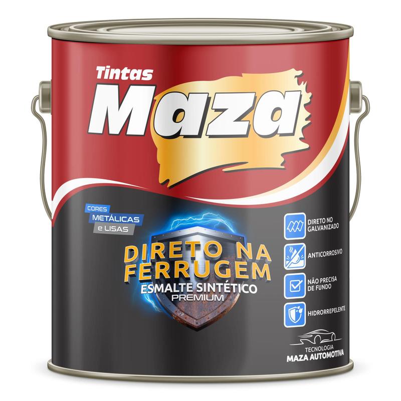 ESMALTE MAZA DIRETO NA FERRUGEM