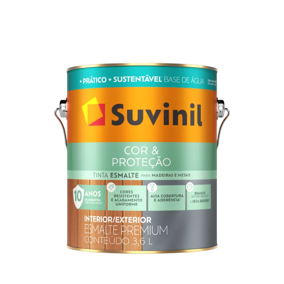 Esmalte Suvinil Base Água Acetinado 3,6 L