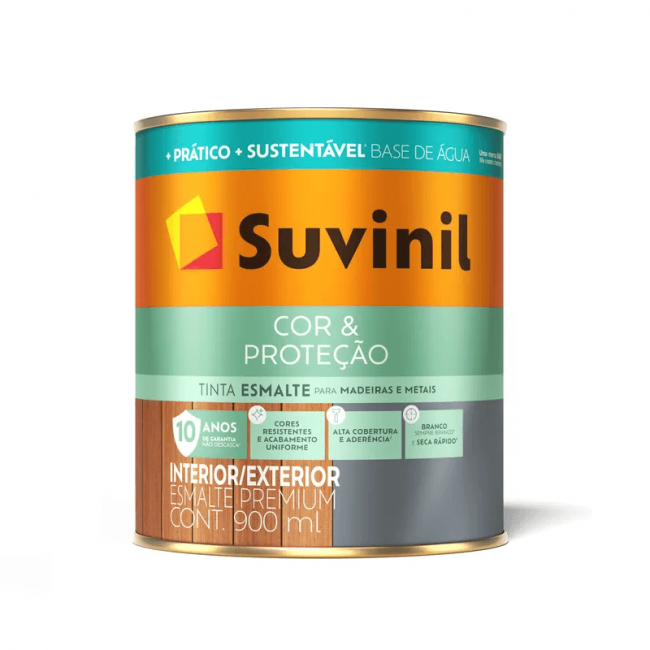 Esmalte Suvinil Base Água Brilhante 900 ml
