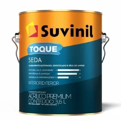 Acrílico Suvinil Toque Seda 3,6 L
